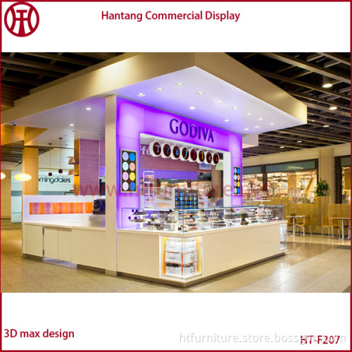wooden store dessert showcase display for sale